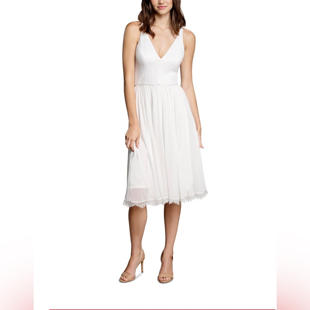 Dress The Population Alicia Fit & Flare Midi Dress
